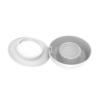 Image de Fiskars Tranche œufs, Plastique/Acier inoxydable, 13,3 x 12 4,2 cm, Functional Form, Blanc, 1016126