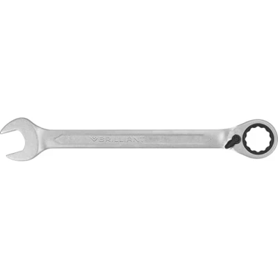 Image de BRILLIANT TOOLS BT013806 Clés polygonales à cliquet contre coudées, 6 mm [Powered by KS TOOLS]