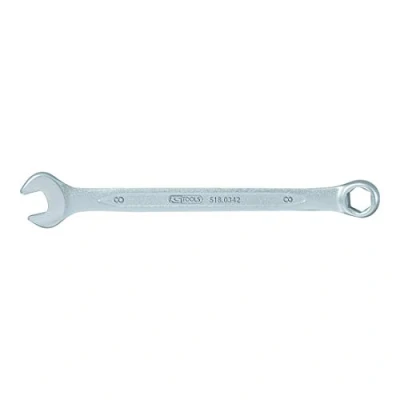Image de KS TOOLS 518.0342 Clé à dévisser durite rigide frein 125 8,0 satiné mat, chromé Acier chrome vanadium