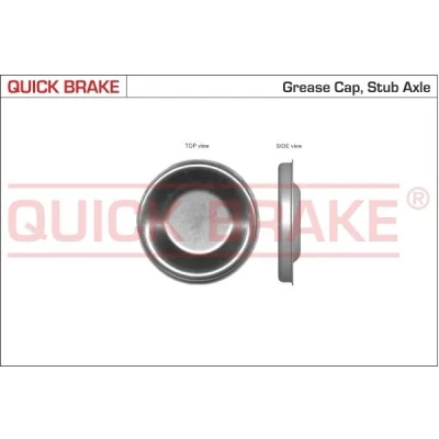 Image de QUICK BRAKE 9826 Capuchon de fermeture/de protection PEUGEOT: Partner I Combispace, 605 Berline, 306 3/5 portes