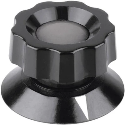 Image de Tête de bouton rotatif Mentor 474.61 avec pointeur noir (Ø x H) 59 mm 35.5 1 pc(s)