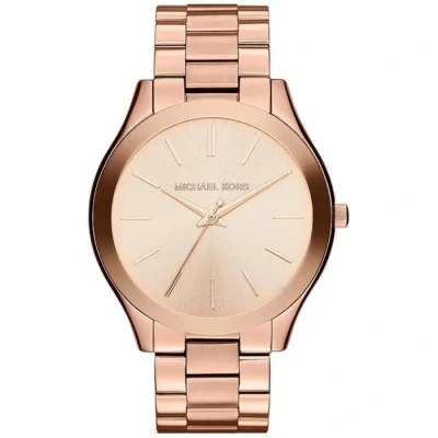Image de Montre Femme MICHAEL KORS Runway Or Rose Quartz Etanche 5 ATM