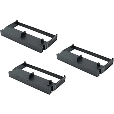 Image de Printerfield POS Ruban d&#039;impression Compatible pour Epson ERC32, TM U150/U420/U675/935/M820/M825/TM H6000/MA1350/SO110117/EPK413/TK6500 Noir (Paquet de 3)