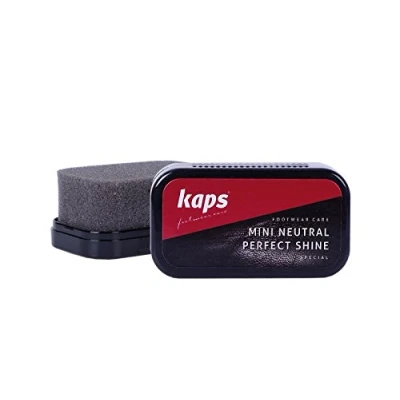 Image de Kaps Mini Perfect Shine, Éponge de Cirage Voyage pour Chaussures en Cuir, Toutes Les Couleurs, Nettoyage et Brillance