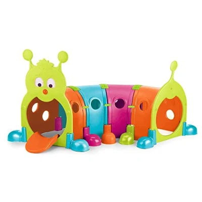 Image de FEBER Febergus, Tunnel de Jeu Sportif pour Enfants, l&#039;Intérieur et Le Jardin, avec 4 Modules Couleur Extensibles, +3 Ans, Famosa (FEU12000), Version Actuelle