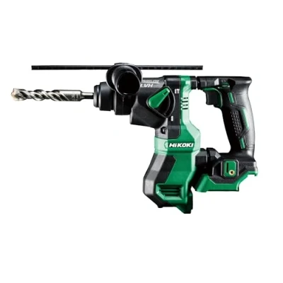 Image de HIKOKI DH18DPAW2Z Marteau léger SDS Plus Sans Batteries ni Chargeur 18V Li Ion Moteur Brushless 1.3 J 0 1080 rpm 5500 ipm max. 18 mm 1,6 Kg avec étui empilable Vert/Noir