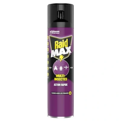 Image de Raid Max Aérosol Multi Insectes Action Rapide Elimine les Punaises 1