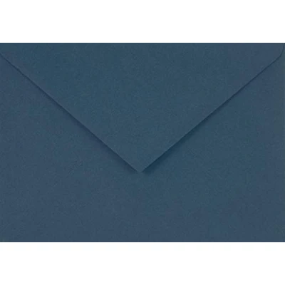 Image de Netuno 25 enveloppes bleues C6 114x162mm 115g Sirio Color Blu décoratives élégantes rabat pointu colorées pour mariage anniversaire baptême Noël invitations cartes de voeux