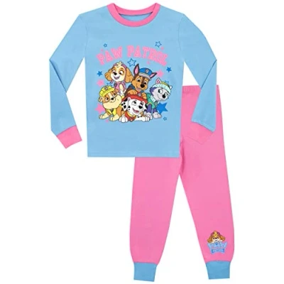 Image de Paw Patrol Ensemble De Pyjamas Fille Chase Marshall Skye Everest Bien Ajusté Multicolore 3 4 Ans
