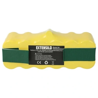 Image de EXTENSILO 1x Batterie Compatible avec iRobot Roomba R3500, 900, 960, 980, 966 Robot électroménager (3500mAh, 14,4V, NiMH)