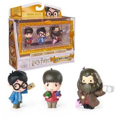 Image de Wizarding World Spin Master Potter CllctbleMltPckHarryandDudley, Uni, 6067402, (Nouveau) Harry, Hagrid &amp; Dudley, 1