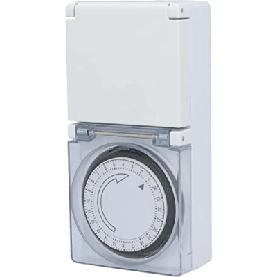 Image de Unitec Programmateur journalier analogique IP44, Blanc., (30981:UNITEC)