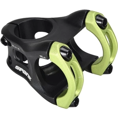 Image de Spank Split Stem Potence VTT/MTB Adulte Unisexe, Green, 33mm