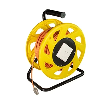 Image de LogiLink cq3060s Enrouleur de câble réseau avec Prises 6 A STP RJ45 Keystone 60m
