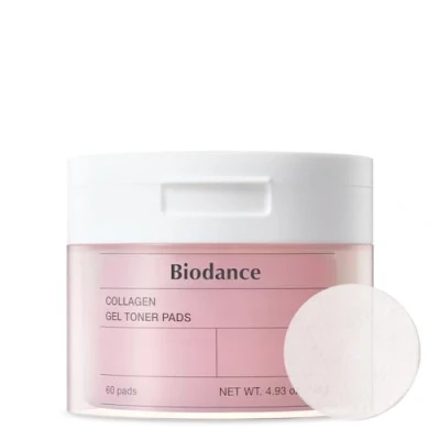 Image de Biodance Pads toniques au gel de collagène, resserre les pores et améliore l&#039;élasticité, coréens pour peaux sensibles, 140 g, 60