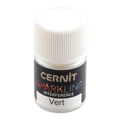 Image de CERNIT CE6110005600C Poudre colorée effet Nacré Vert Peut être mélangé Pot 5g