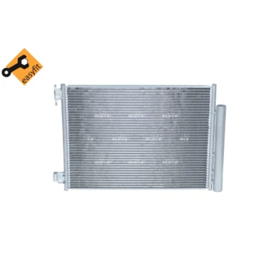 Image de NRF 350357 Condenseur De Clim avec déshydrateur, bague d&#039;étanchéité 15,5 10,1 Aluminium 520 RENAULT: Twingo 3, SMART: Forfour II 5 portes