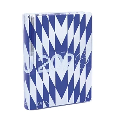 Image de BE YOU Shock Agenda scolaire 2023 2024 12 mois, septembre août avec autocollant et pages de croquis couverture transparente, format moyen 12,5 x 16,5 cm