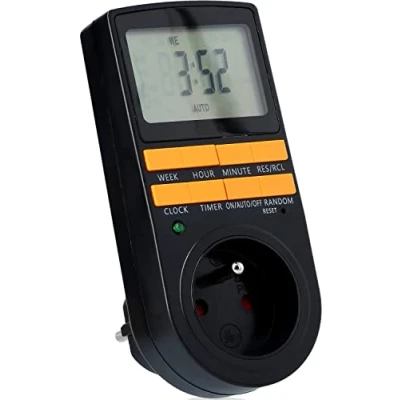 Image de AX Minuterie numérique pour l&#039;intérieur Prise électronique programmable Programmateur hebdomadaire journalière 1 minutes (7TM 1)