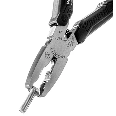 Image de Pince de préhension/extracteur à vis multifonctions (mâchoires antidérapantes pour un retrait rapide la endommagée) Fabriquée au Japon Engineer pz 58 neji saurus GT (noir)