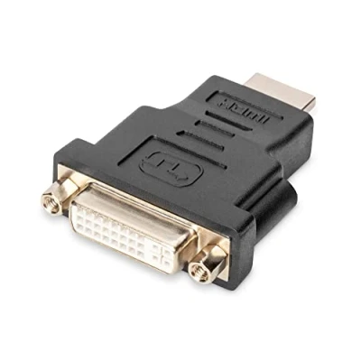 Image de DIGITUS Adaptateur Graphique HDMI, HDMI Type A vers DVI I (24+5), Full HD 60Hz, 1920 x 1200 Pixels, Noir