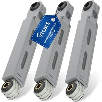 Image de VIOKS Lot de 3 amortisseurs rechange pour machine à laver Bosch 00742719 80N et Constructa Siemens IQ700,