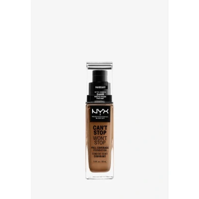 Image de Nyx Professional Makeup CAN&#039;T STOP WON&#039;T Foundation Fond de teint, Femme, Taille: 30 ml, 16 mahogany