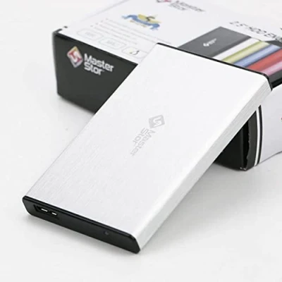 Image de MasterStorb Disque dur externe USB 3.0 ultra rapide SATA pour ordinateur portable Rouge/argenté/noir/bleu/rose 750 Go