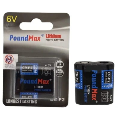 Image de PoundMax Lithium CR P2 (CRP2, 223, DL223A, 6204) Batterie Spéciale, 6V 1x Blister de 1