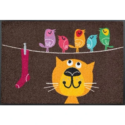 Image de Wash + Dry pièce, Surface Nylon Semelle: 100% Caoutchouc Nitrile, Multicolore, 50x75cm