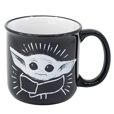 Image de Stor Tasse en céramique pour Petit déjeuner 400 ML The Child Mandalorian dans Une boîte Cadeau, Multicolore, Standard 877