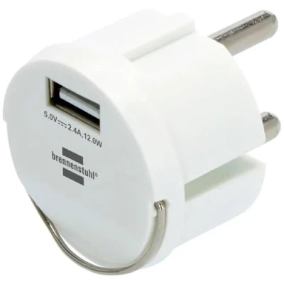 Image de Brennenstuhl Chargeur USB 12 W intérieure, pour prise murale Courant de sortie (max.) 2400 mA Nbr. sorties: 1 x