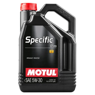 Image de Motul Specific 0720 5W 30 5I Huile moteur 102209 RENAULT: Laguna III Coupe, SCENIC 3, MEGANE 3 NISSAN: Pathfinder Qashqai 2, X Trail
