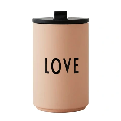 Image de Design Letters Mug Isotherme Cadeau Noel Homme &amp; Femme Thermos Café Etanche en Acier Inoxydable Cafe sans BPA/BPS Tasse avec Isolation à Double Paroi 350 Ml