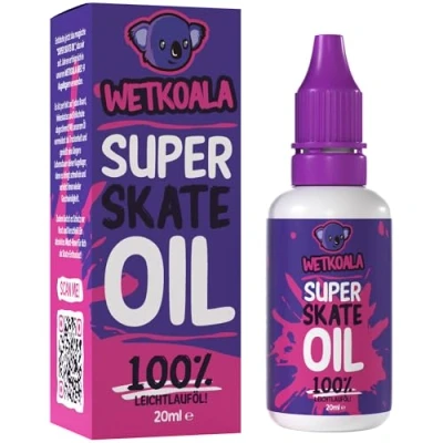 Image de WETKOALA Huile pour roulement à billes (20 ml) Super Skate Oil skateboard, roller, longboard, waveboard, scooter, etc. Contre la sécheresse une longue durée de vie vos roulements