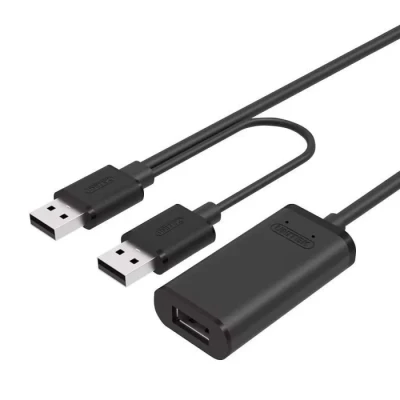 Image de Unitek Y 279 Rallonge active USB 2.0 Noir 20 m