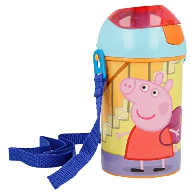 Image de Stor Robot Pop UP 450 ML Peppa Pig Bottiglia, 48669, Rose, Bleu