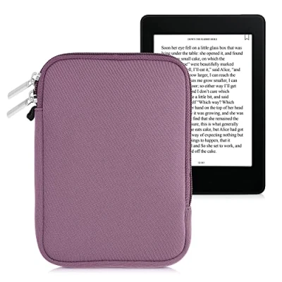 Image de kwmobile Housse de Protection pour Liseuse Étui 17 x 12 2 cm E Reader en Néoprène Lavande