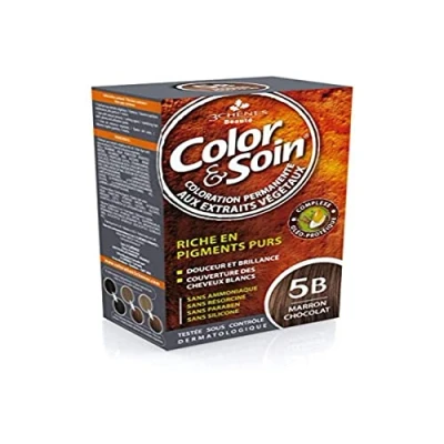 Image de Les 3 Chênes Color &amp; Soin 5B marron chocolat