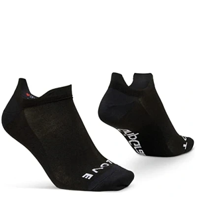 Image de GripGrab Chaussettes de Cyclisme Classiques Invisibles Baskets Courtes Basses pour l&#039;été Unisexe vélo, Spinning, intérieur Mixte, Noir, M (EU 41 44 // UK 7.5 10)