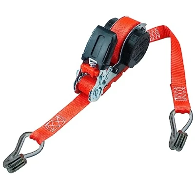 Image de PETEX Sangle d&#039;arrimage Automatique à cliquet 1 pièce 5 m x 25 mm 350/700 daN Jusqu&#039;à 700 kg Rouge