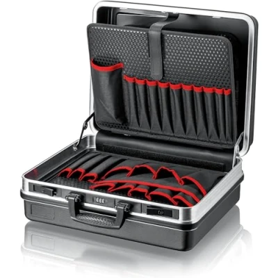 Image de KNIPEX mallette à outils « Basic » vide, 41 compartiments d&#039;insertion, 27 litres, 465x200x410 mm, boîte outils, 00 21 05 LE