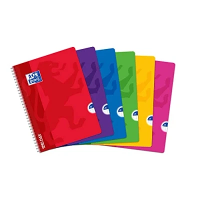 Image de Oxford 100107287 Cahier Open Flex Reliure Intégrale Couverture Polypropylène A4 21 x 29,7mm