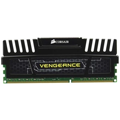 Image de Corsair CMZ16GX3M2A1600C10 Vengeance 16GB (2x8GB) DDR3 1600 Mhz CL10 Mémoire pour ordinateur de bureau performante avec profil XMP. Noir