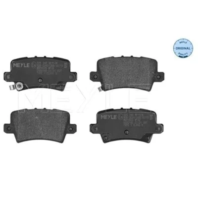 Image de MEYLE 025 240 8615/W Jeu de plaquettes frein ORIGINAL Quality Essieu arrière avec indicateur d&#039;usure tôle anti bruit HONDA: CIVIC 8 Hatchback