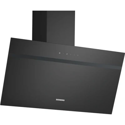 Image de Siemens Hotte décorative inclinée 60cm 550m3/h noir LC65KDK60