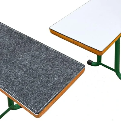 Image de 2 Coussins Réversibles pour Banc en Bois 220 cm Coussin Banquette Feutre