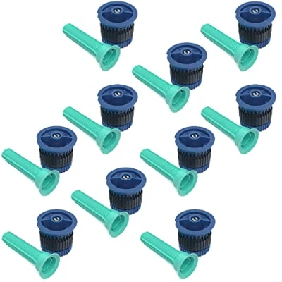 Image de Suinga Lot 10 x Buse pour tuyères HE Van Rain Bird à Angle Variable. Portée 2,1 m 3 m, Haute efficacité et économie d&#039;eau, Bleu