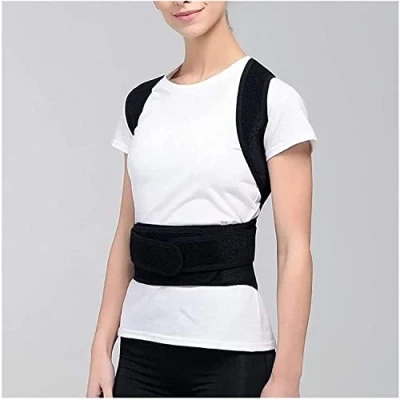 Image de Correcteur de Posture Orthèse dorsale Correction du dos à bosse Attelle colonne vertébrale Scoliose Soutien lombaire Fixation l&#039;orthèse incurvée la (Tai