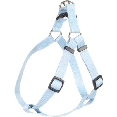 Image de Flamingo Harnais Chien Step&amp;Go Noekie Bleu M pour Réglable en continu avec Boucle à clic Anti Traction A: 35 60cm B: x 20mm 2mm